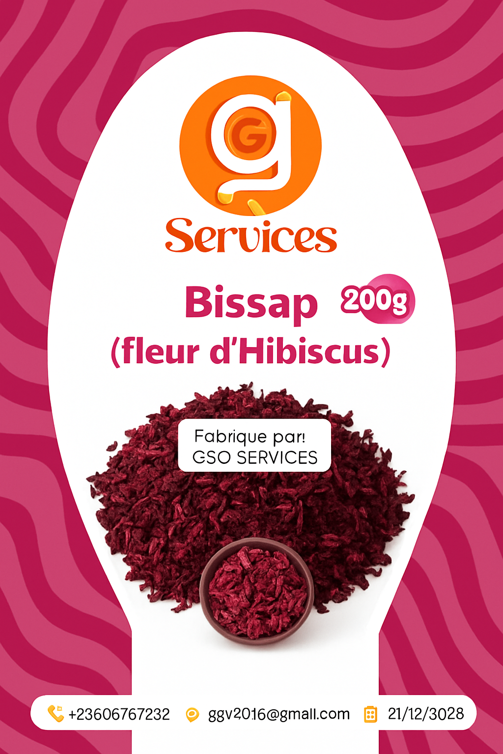 BISSAP HIBISCUS 200G